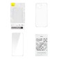 Baseus Θήκη Crystal Series για iPhone 14 Plus + Προστατευτικό  Οθόνης Tempered Glass (Διαφανές)