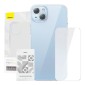 Baseus Θήκη Crystal Series για iPhone 14 Plus + Προστατευτικό  Οθόνης Tempered Glass (Διαφανές)