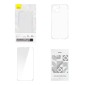 Baseus Μαγνητική Θήκη Crystal Series για iPhone 14 Plus + Προστατευτικό Οθόνης Tempered Glass (Διαφανές)