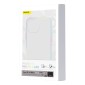 Baseus Μαγνητική Θήκη Crystal Series για iPhone 14 Plus + Προστατευτικό Οθόνης Tempered Glass (Διαφανές)