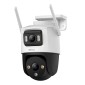 IMOU Κάμερα Εξωτερικής Παρακολούθησης Cruiser Dual 360°, WiFi, 8MP (Λευκό)