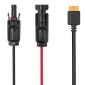 Cable for EcoFlow MC4 to XT60 photovoltaic panels 5m