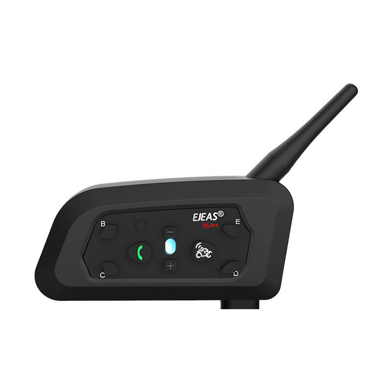 EJEAS Ενδοεπικοινωνία για Κράνος Μηχανής V6PRO+ (Μαύρο)