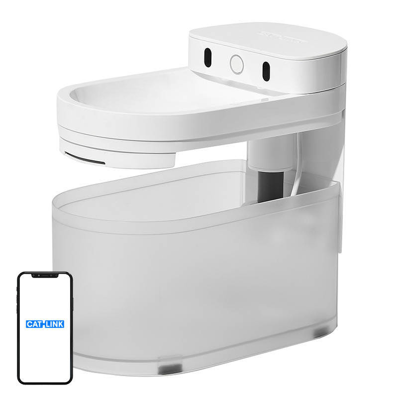 Catlink Pure 3 έξυπνο σιντριβάνι για σκύλους και γάτες (λευκό)