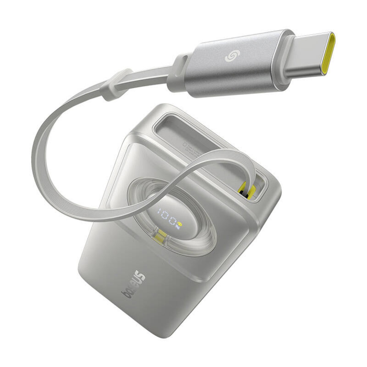 Powerbank Baseus OS Free2Pull 10000mAh 30W +cable (grey)