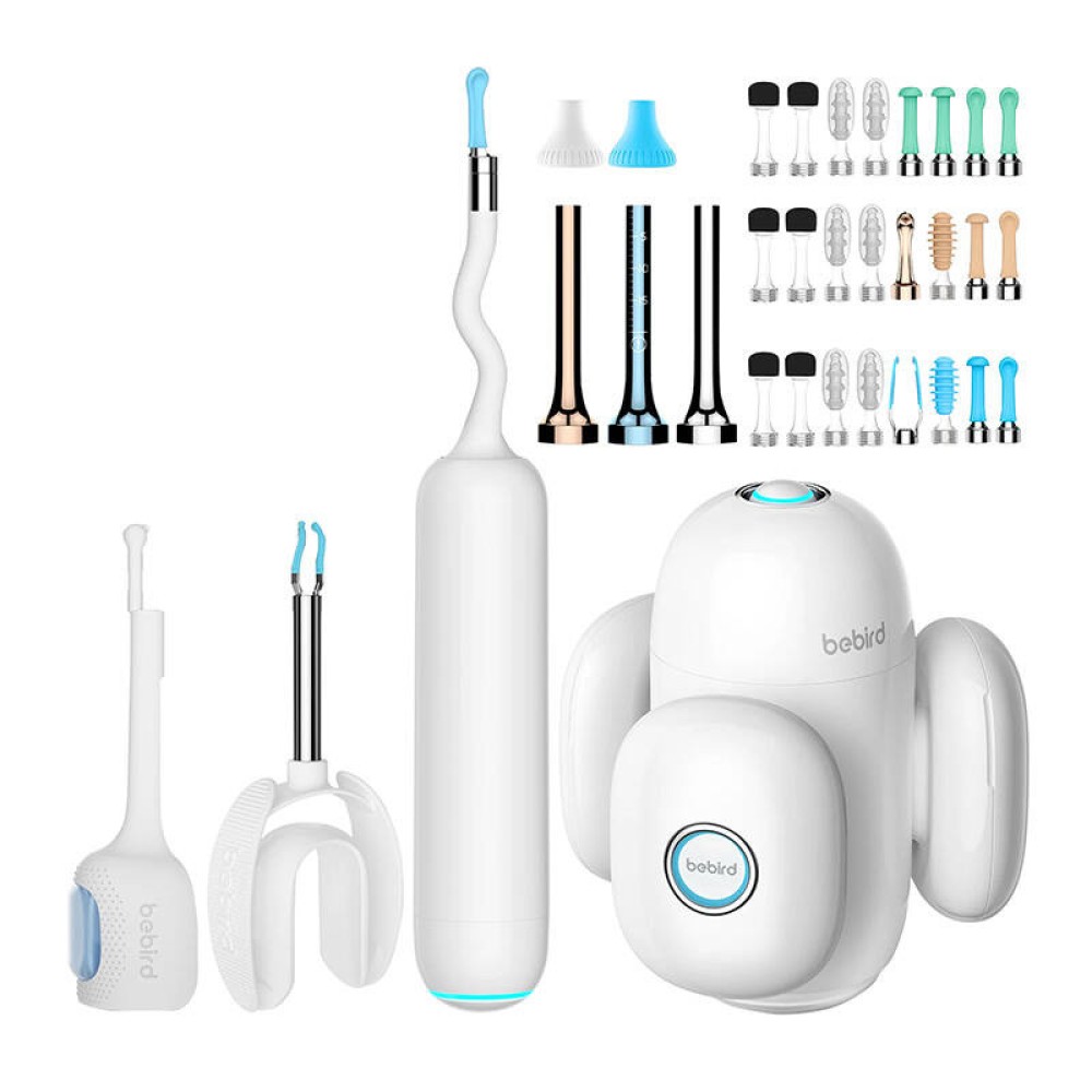 Ωτοσκόπιο με κάμερα καθαρισμού αυτιών Bebird Home 30S (λευκό)