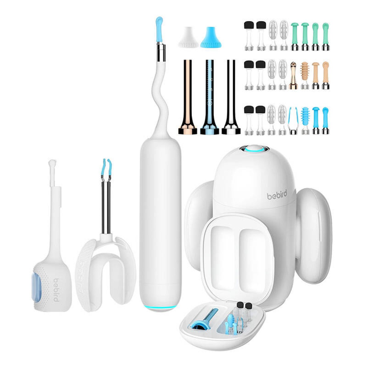 Ωτοσκόπιο με κάμερα καθαρισμού αυτιών Bebird Home 30S (λευκό)