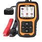 Ancel Διαγνωστικό Scanner OBD2 και Tester Μπαταρίας AD410 PRO 2σε1 (Μαύρο/Πορτοκαλί)