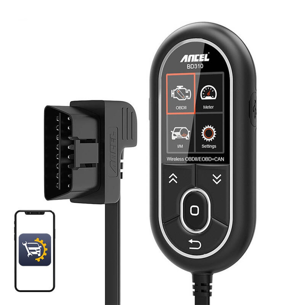 Ancel Διαγνωστικό Scanner OBD2 BD310 Bluetooth (Μαύρο)