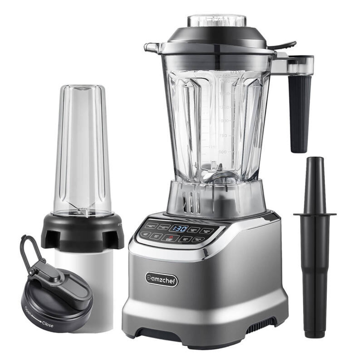 AMZCHEF ZM5003-GA μπλέντερ για φλιτζάνια (γκρι)