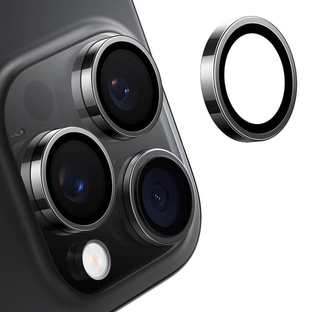 Lensguard Camera Glass for iPhone 16/16 Plus (Black)