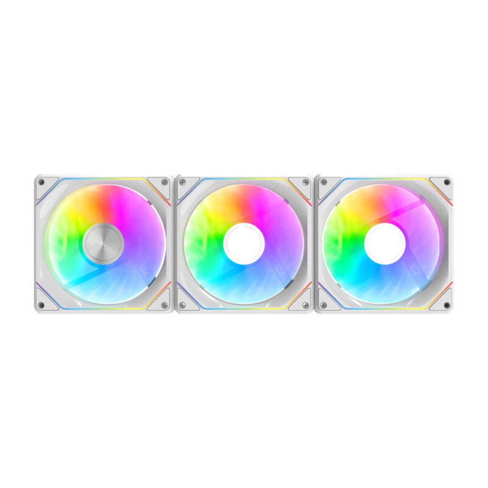 Darkflash Gauss G24 3 σε 1 ανεμιστήρες υπολογιστή (λευκό)