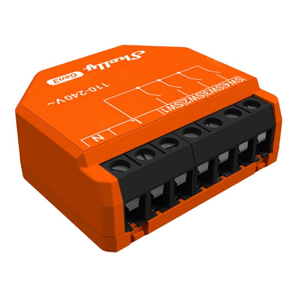Shelly i4 Gen3 Controller, WiFi/Bluetooth