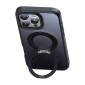 McDodo PC-4933 MagSafe case for iPhone 16 Pro Max with stand (black)