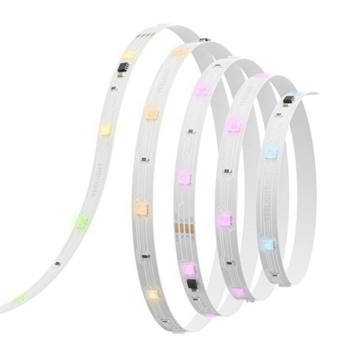 Pasek LED RGBIC Yeelight οδήγησε βασικά φώτα λωρίδας 6m