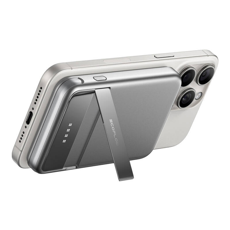 Μαγνητικό powerbank EcoFlow RAPID, 5000mAh, (ασημί).