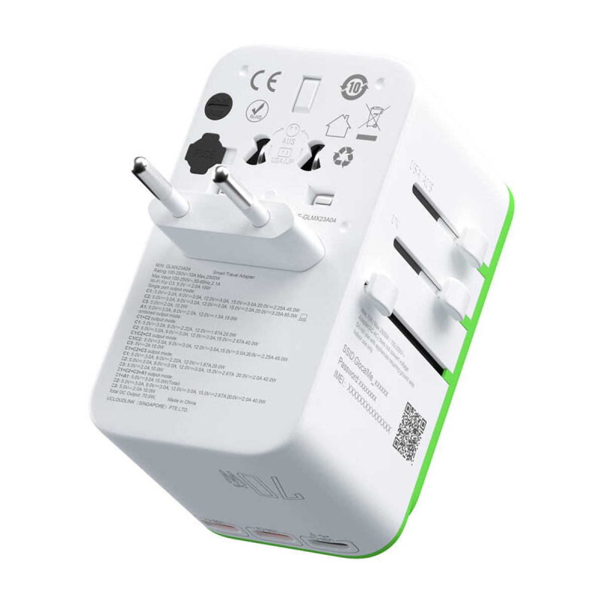 Προσαρμογέας Roamplug z hotspotem 4G/LTE Wi-Fi GlocalMe Cloud SIM