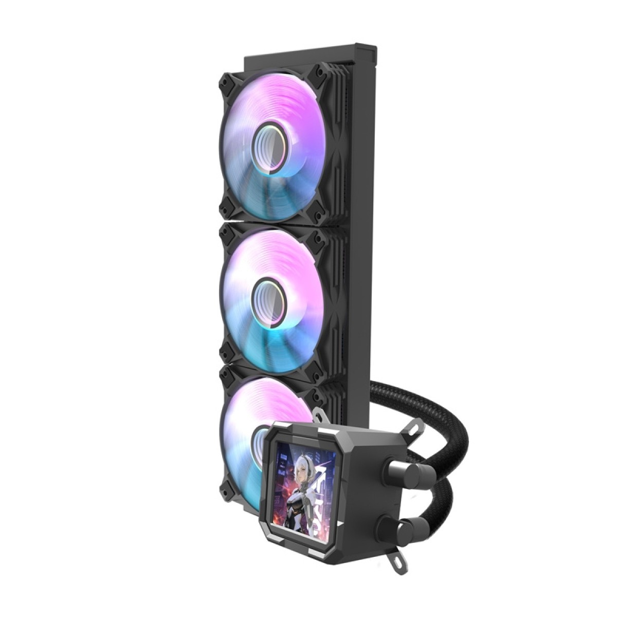 Darkflash DV360S ψύκτης νερού CPU (μαύρος)