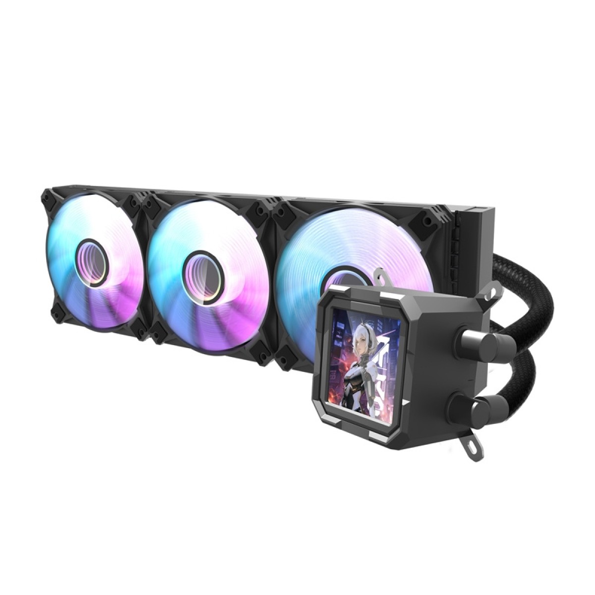 Darkflash DV360S ψύκτης νερού CPU (μαύρος)