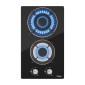 IsEasy MGBG-312A εστία αερίου διπλής ζώνης με γυάλινο πάνελ