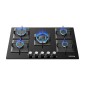 IsEasy MGBG-775S2 Γυάλινη εστία αερίου πέντε ζωνών (τετράγωνη)