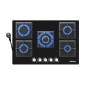 IsEasy MGBG-775S2 Γυάλινη εστία αερίου πέντε ζωνών (τετράγωνη)
