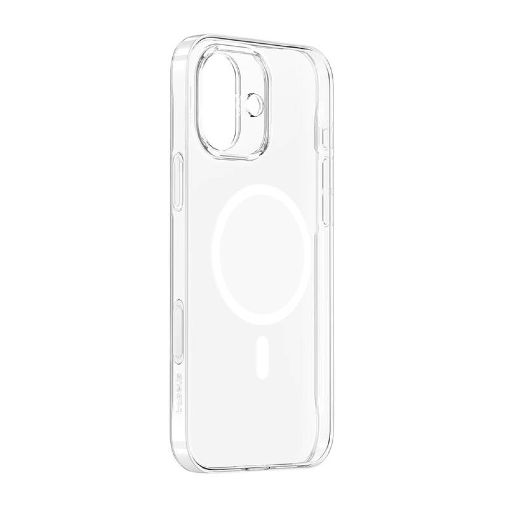 Μαγνητική θήκη τηλεφώνου Baseus iP16 TouchButton (διαφανής)