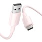 Καλώδιο USB 2.0 A σε USB-C 3A Vention CTQPH 2M (ροζ)