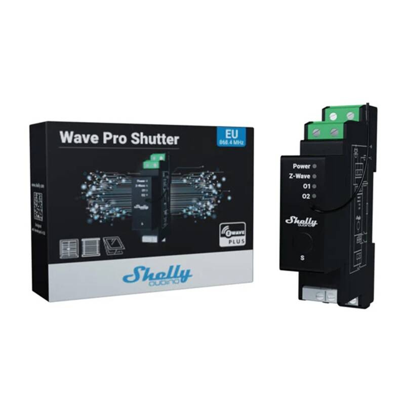 Ρελέ DIN με μέτρηση ενέργειας Shelly Qubino Wave Pro Shutter