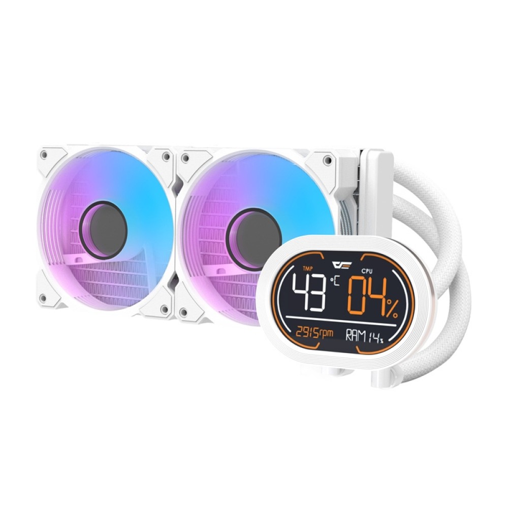 Darkflash DH240D ψύκτης νερού CPU (λευκό)