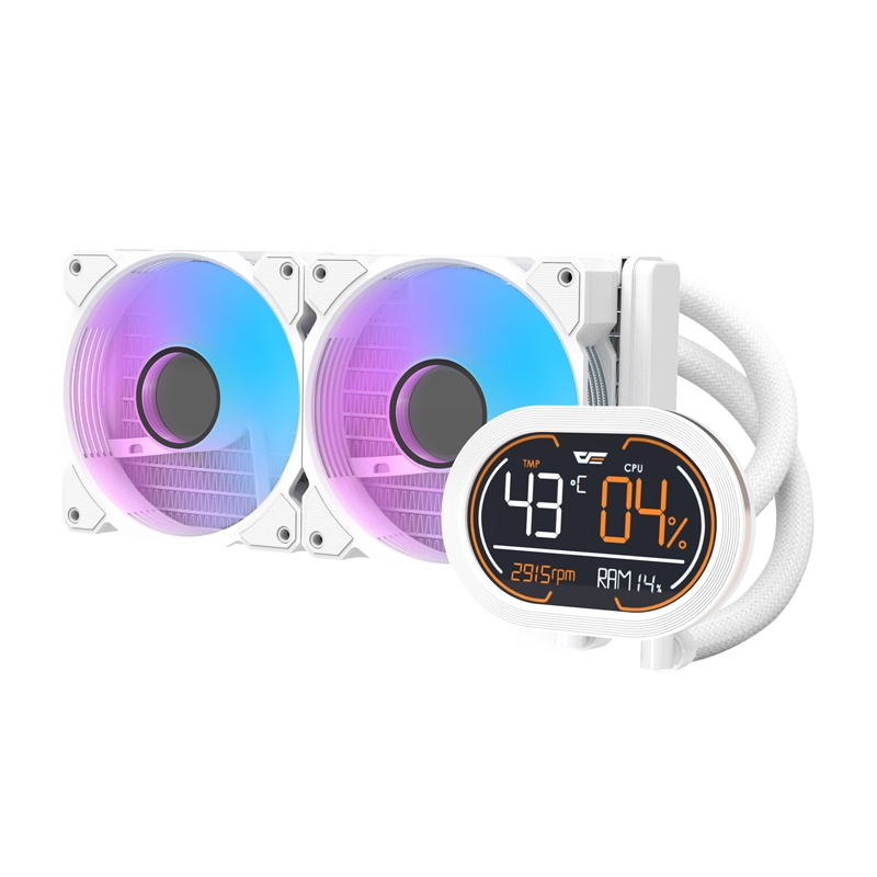 Darkflash DH240D ψύκτης νερού CPU (λευκό)