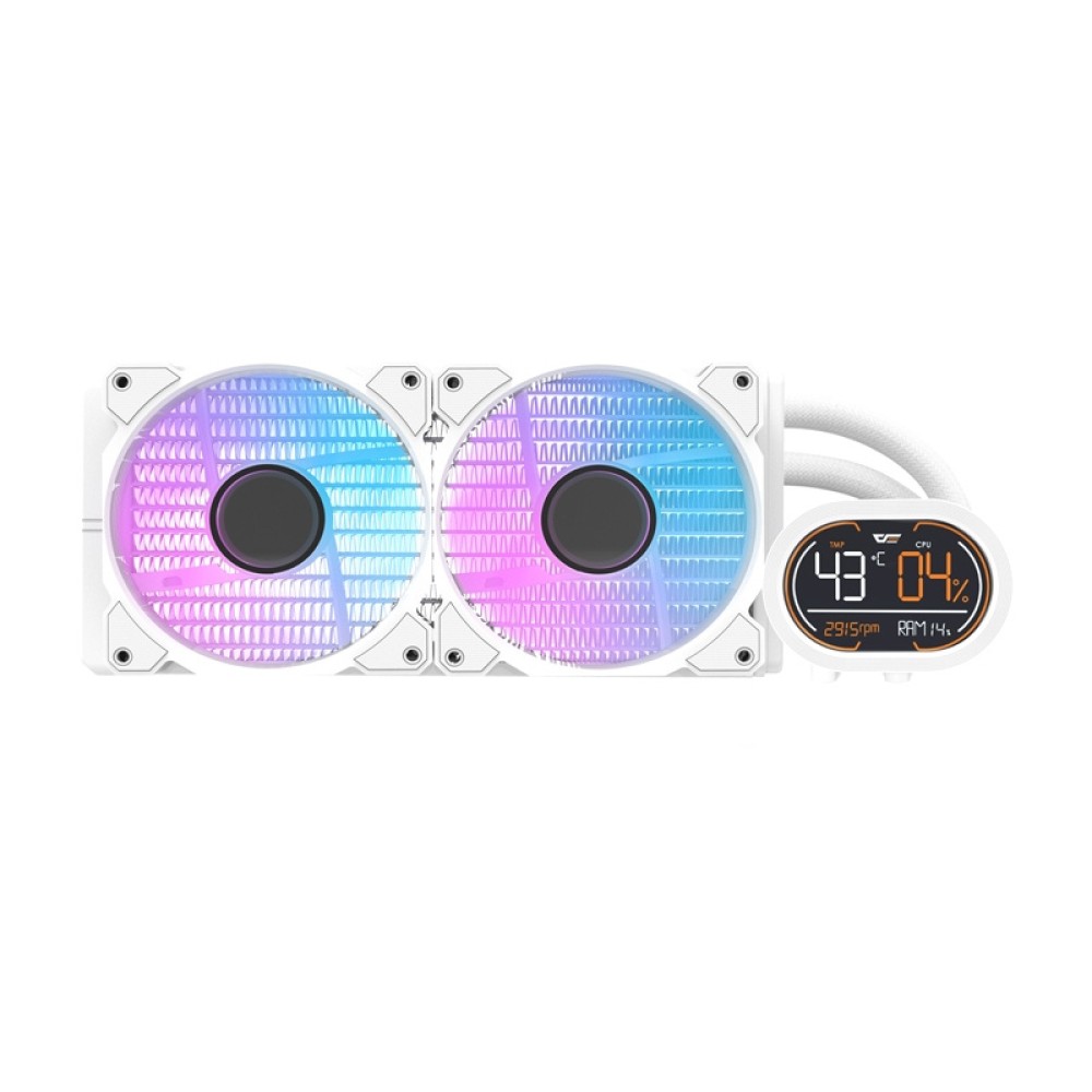 Darkflash DH240D ψύκτης νερού CPU (λευκό)