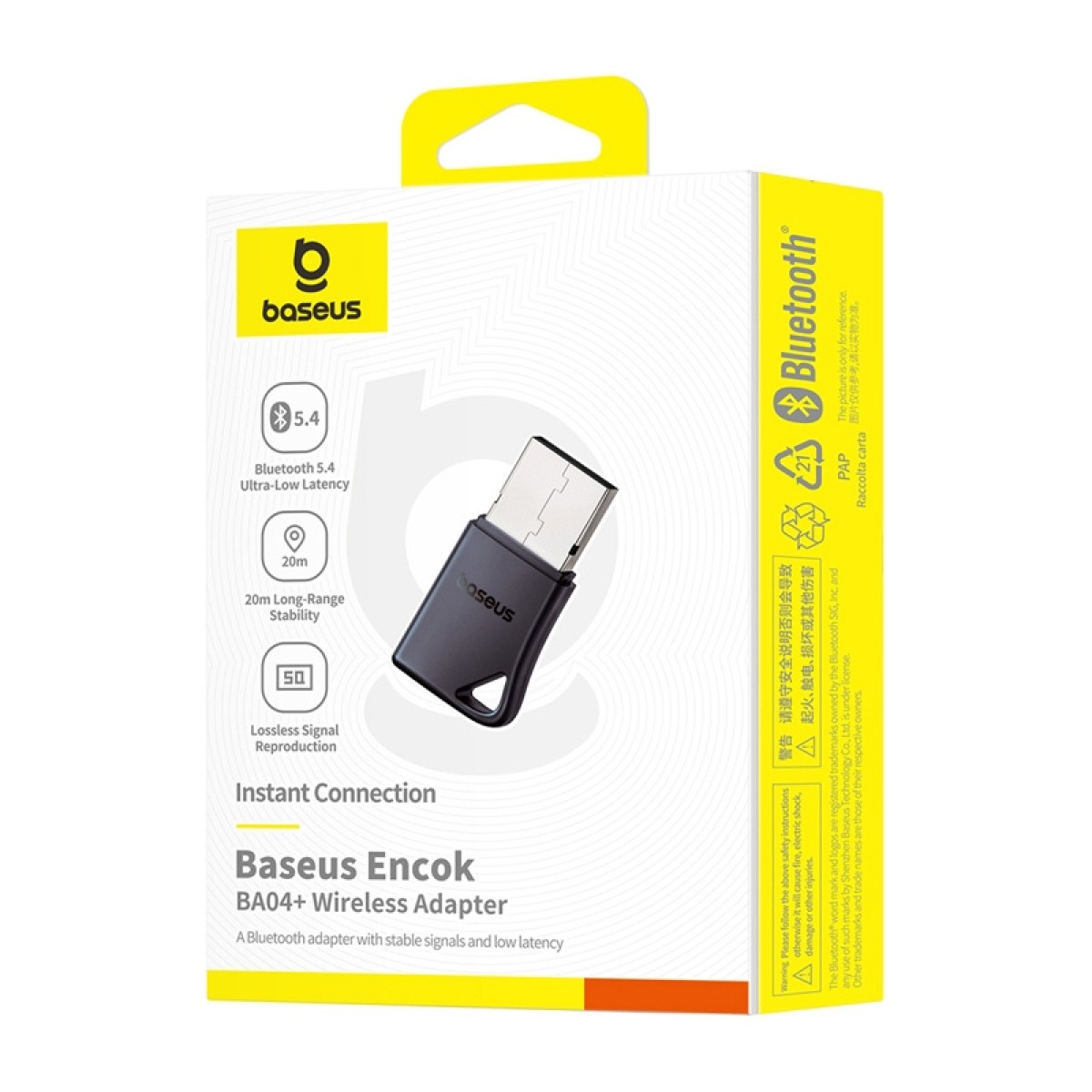Προσαρμογέας USB Baseus Encok BA04+ Bluetooth 5.4