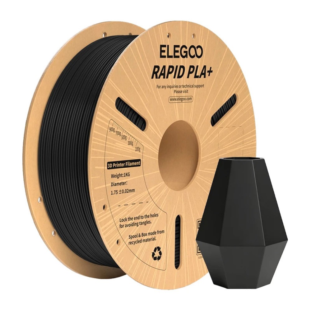 ELEGOO Rapid PLA+ νήμα (Μαύρο)