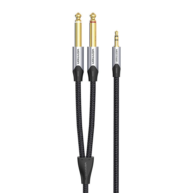 Καλώδιο ήχου mini jack 3.5mm σε 2x jack 6.35mm αρσενικό Vention BARHK 8m