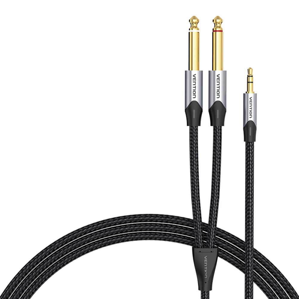 Καλώδιο ήχου mini jack 3.5mm σε 2x jack 6.35mm αρσενικό Vention BARHK 8m
