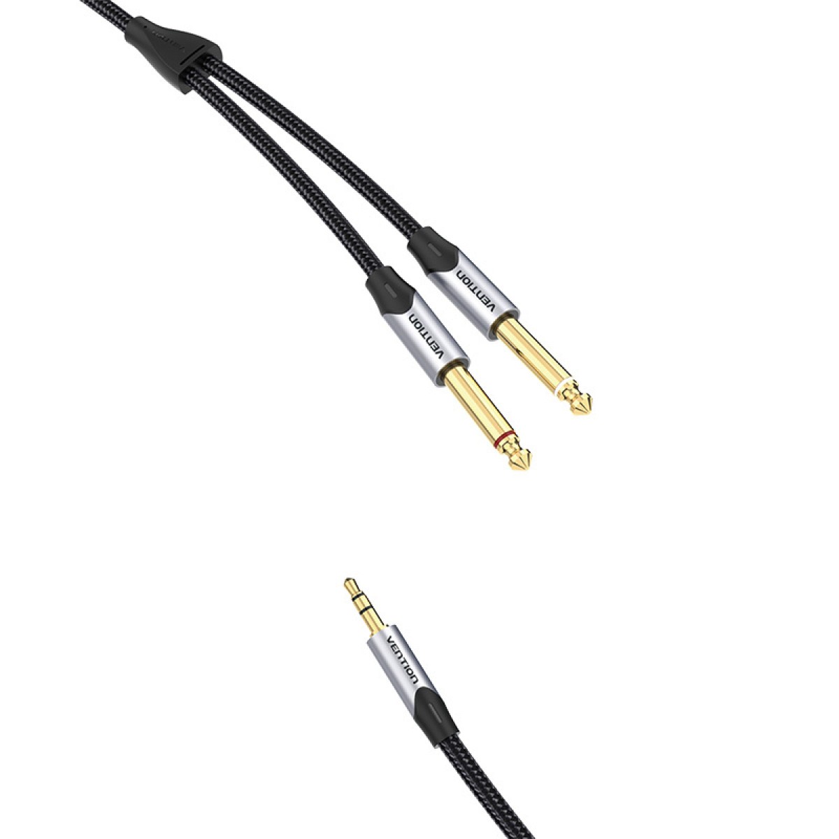 Καλώδιο ήχου mini jack 3.5mm σε 2x jack 6.35mm αρσενικό Vention BARHK 8m