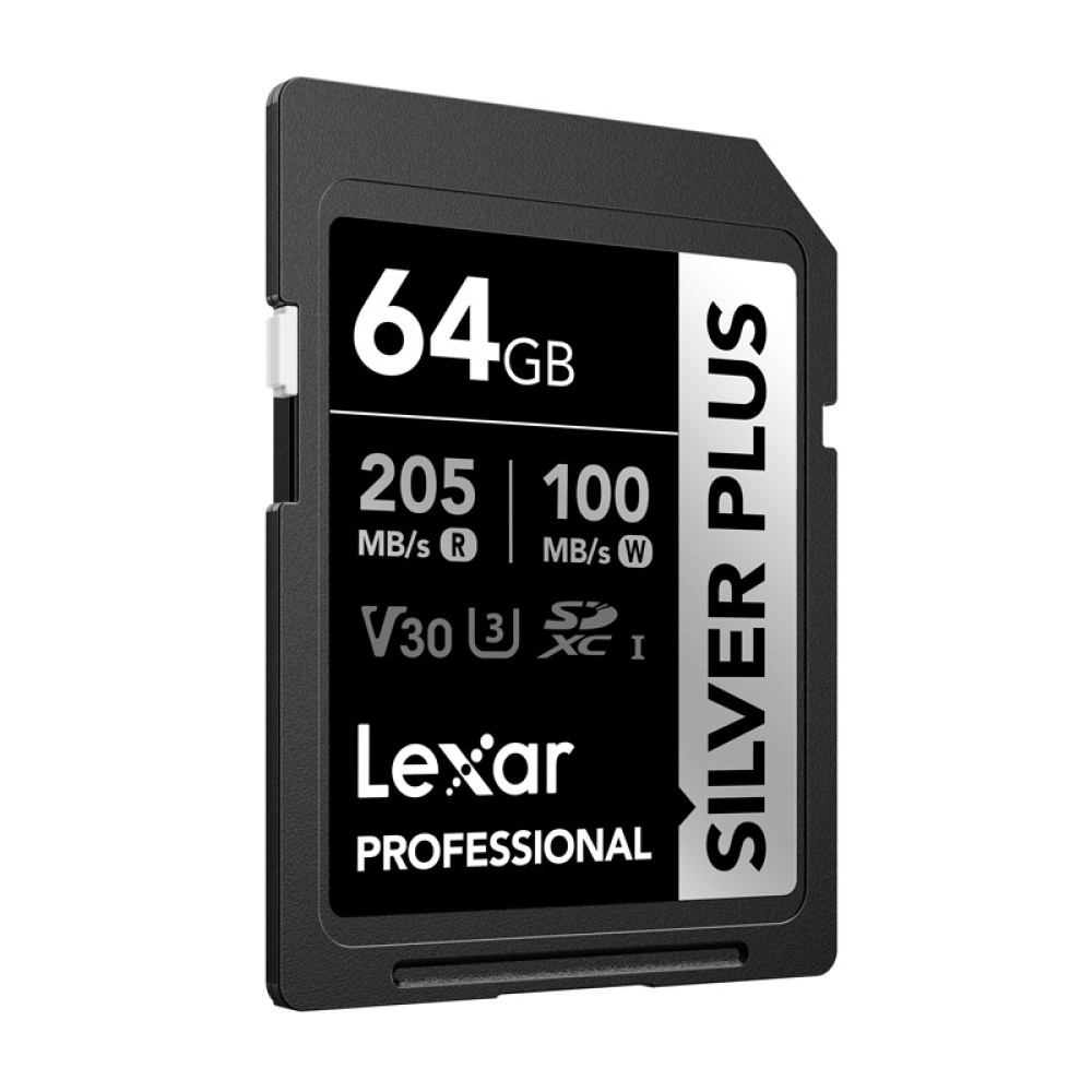 Κάρτα μνήμης Lexar Professional SILVER PLUS SDXC 64GB