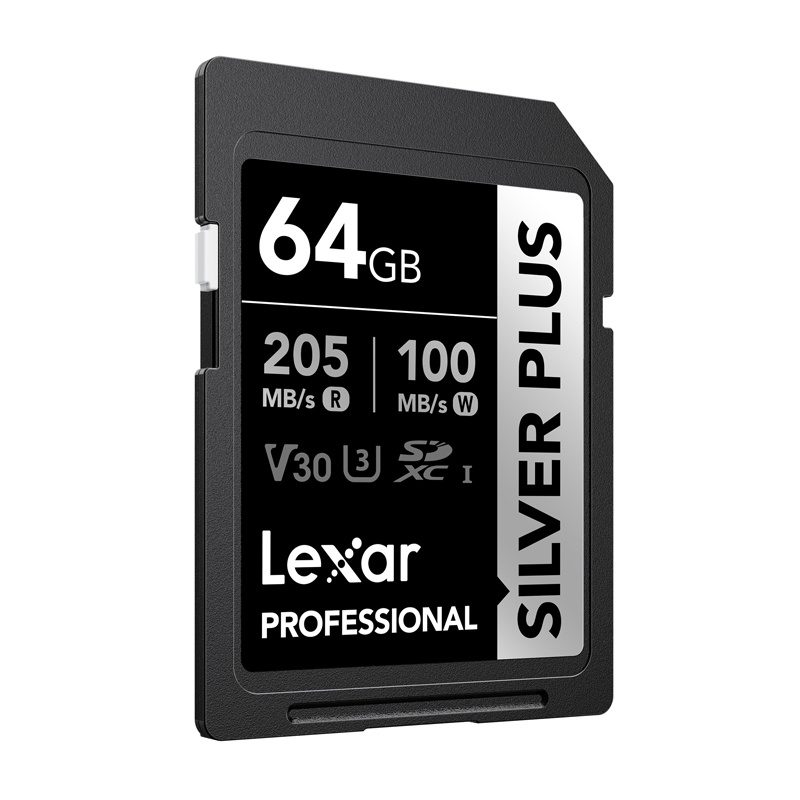 Κάρτα μνήμης Lexar Professional SILVER PLUS SDXC 64GB