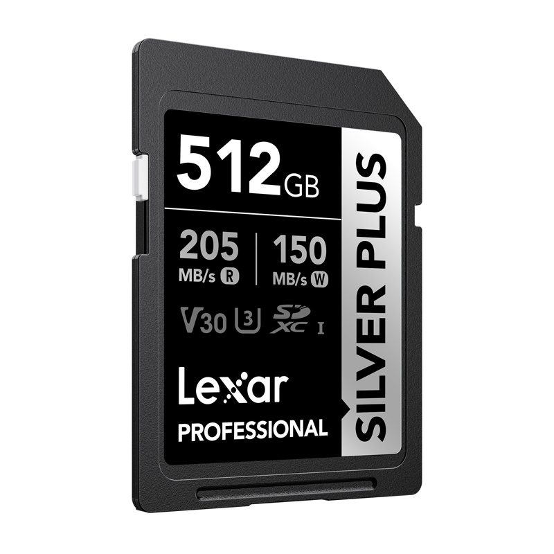 Κάρτα μνήμης Lexar Professional SILVER PLUS SDXC 512GB