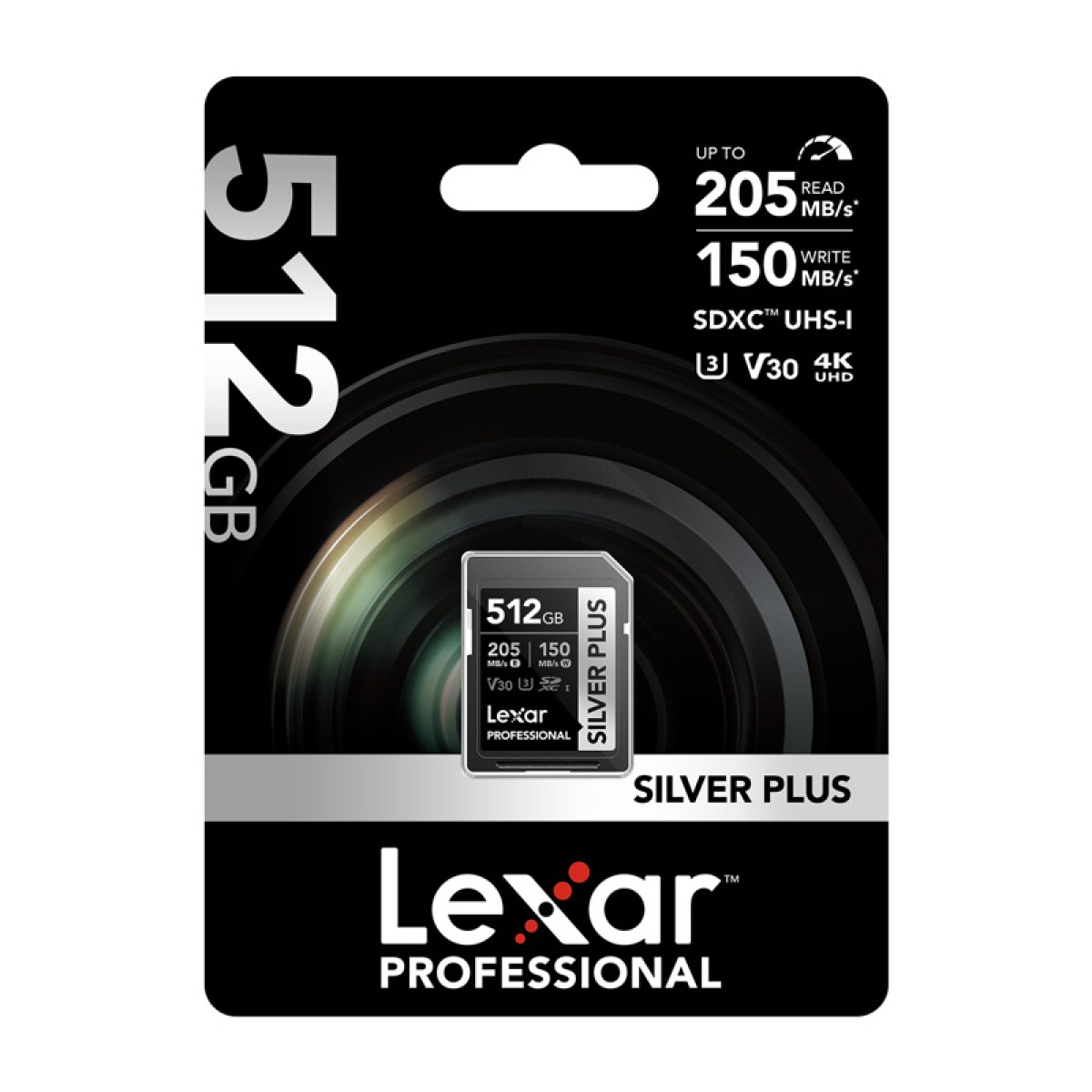 Κάρτα μνήμης Lexar Professional SILVER PLUS SDXC 512GB