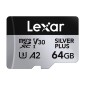 Τρόπος αγοράς Lexar High-Performance Silver Plus microSDXC 64GB + προσαρμογέας