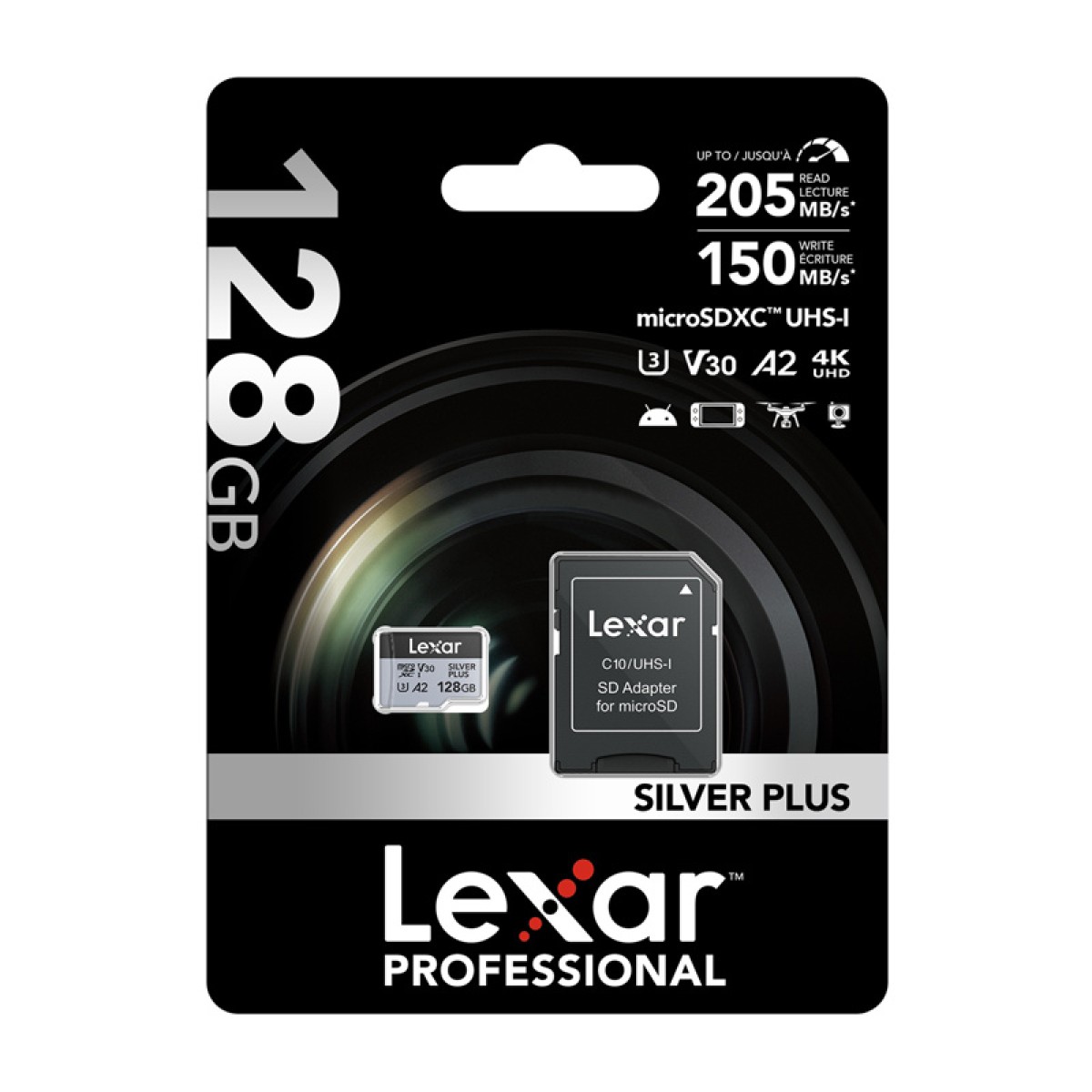Τρόπος αγοράς Lexar High-Performance Silver Plus microSDXC 128GB + προσαρμογέας