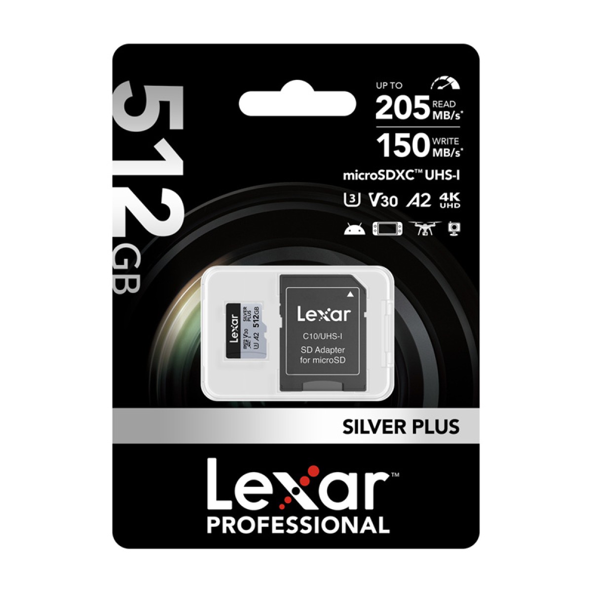 Τρόπος αγοράς Lexar High-Performance Silver Plus microSDXC 512GB + προσαρμογέας