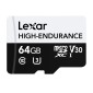 Κάρτα μνήμης Lexar υψηλής αντοχής microSDHC/microSDXC 64GB