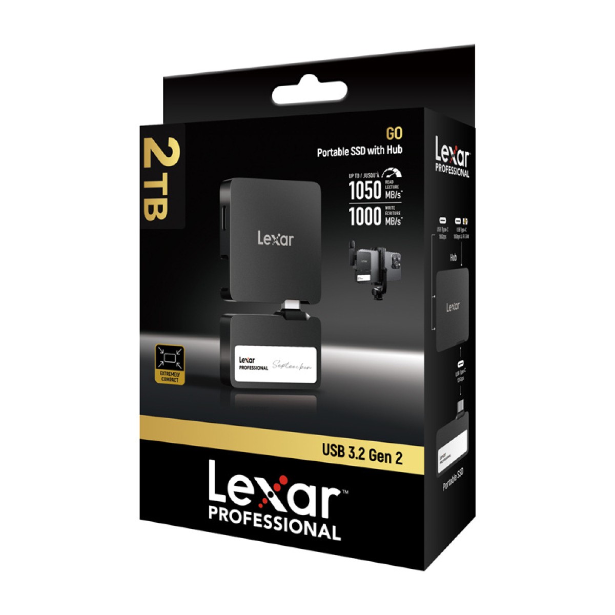 Lexar Professional SL400 2TB Φορητός SSD + Hub