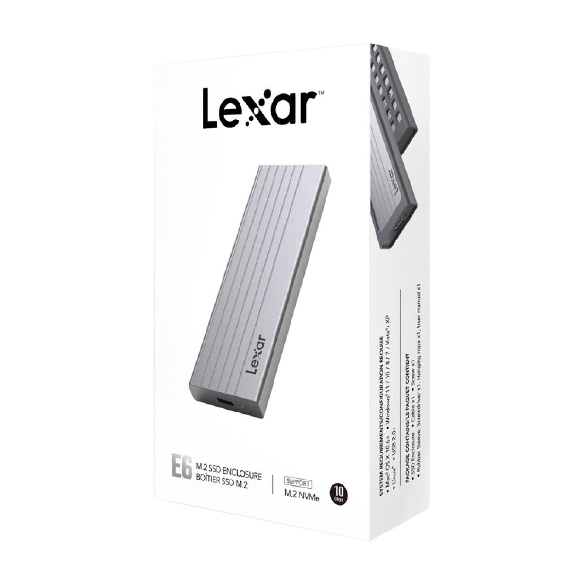 Περίβλημα μονάδας δίσκου SSD/M2 Lexar LPAE06N 10Gbps