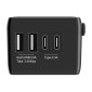 Blitzwolf BW-TA1 4-σε-1 προσαρμογέας ταξιδιού 2xUSB + C + PD 20W