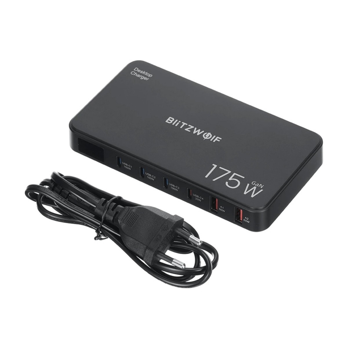 Σταθμός φόρτισης Blitzwolf BW-S30 6-σε-1 4xUSB-C + 2xUSB 175W