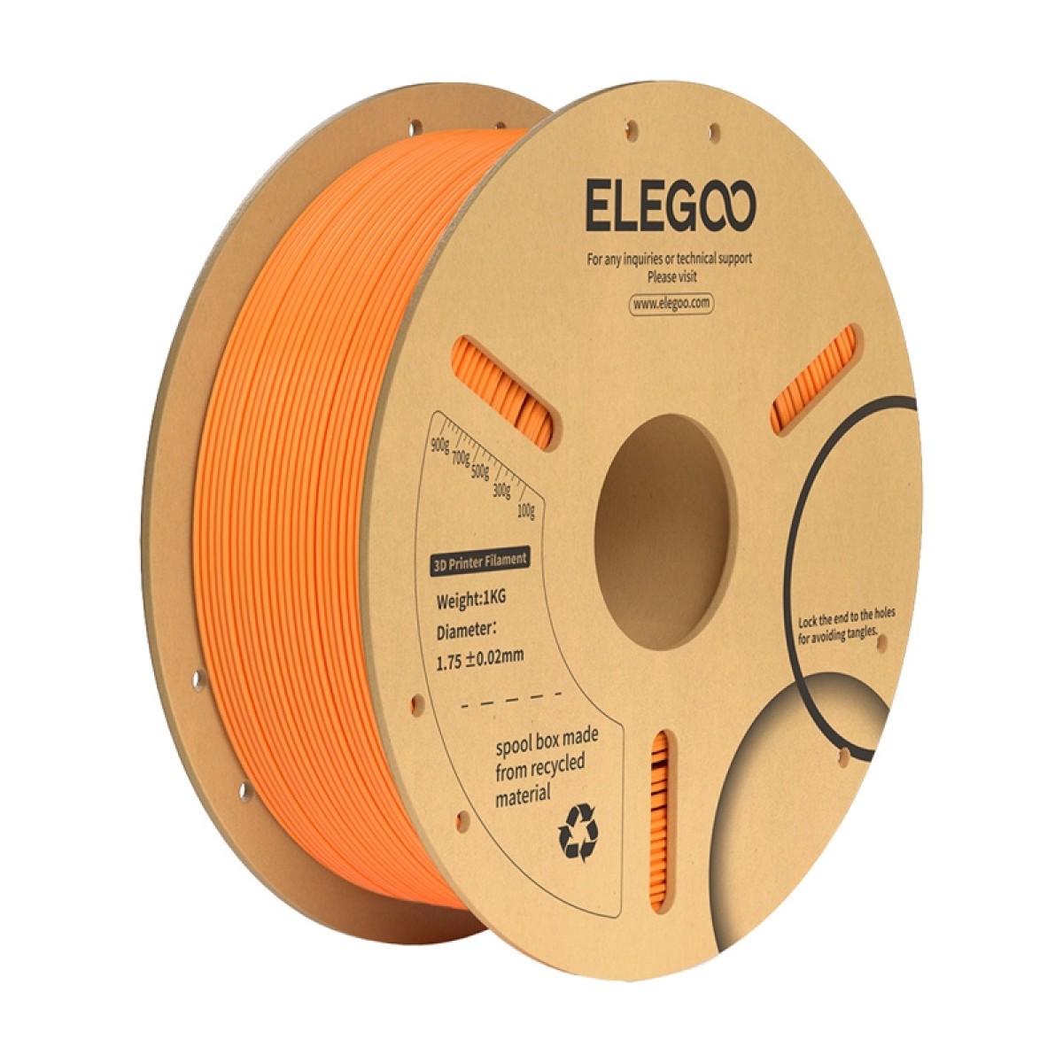 νήμα ELEGOO PLA+ (πορτοκαλί)